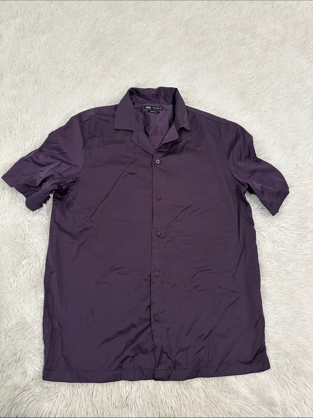 🕯️ Zara Satin Button Up Shirt